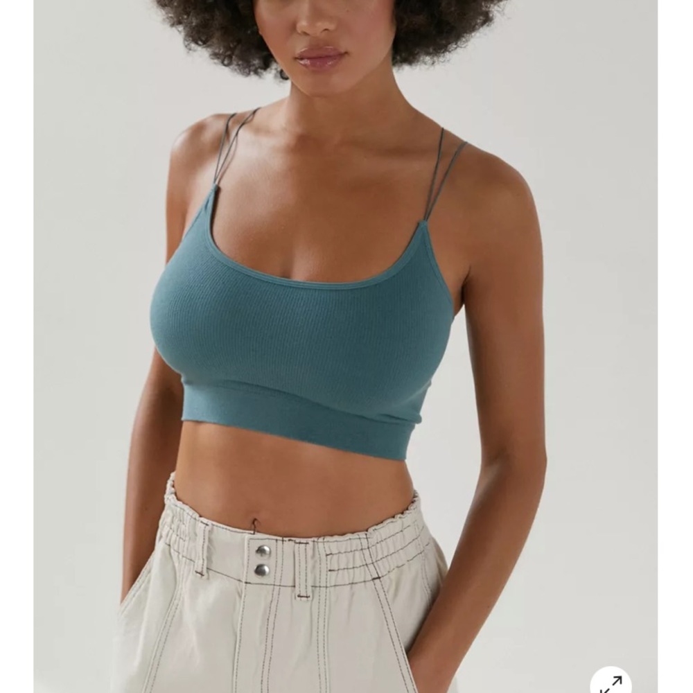 Urban outfitters seamless green tank